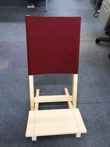 アウトドア用椅子造り　ワークショップ